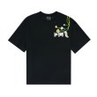 画像4: MEDM small chrysanthemum embroidery short-sleeved T-shirt　MEDM小菊フラワー刺繍 オーバーサイズ Tシャツ ユニセックス 男女兼用  (4)