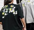 画像5: MEDM small chrysanthemum embroidery short-sleeved T-shirt　MEDM小菊フラワー刺繍 オーバーサイズ Tシャツ ユニセックス 男女兼用  (5)