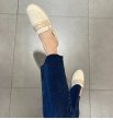 画像10: woven bottom Baotou semi-slippers flat British style slip-on slippers　ブリティッシュハーフスリッポンサンダル スリッパ (10)