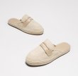 画像4: woven bottom Baotou semi-slippers flat British style slip-on slippers　ブリティッシュハーフスリッポンサンダル スリッパ (4)