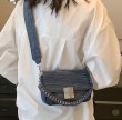 画像9: Denim 2WAY tote shoulder underarm bag　デニムスモールサイズ ２WAYトートショルダーアンダーアームバッグ (9)