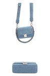 画像13: Denim 2WAY tote shoulder underarm bag　デニムスモールサイズ ２WAYトートショルダーアンダーアームバッグ (13)