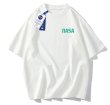 画像12: NASA logo print Print Tshirts 　ユニセックス男女兼用 NASAナサロゴプリント 半袖 Tシャツ (12)