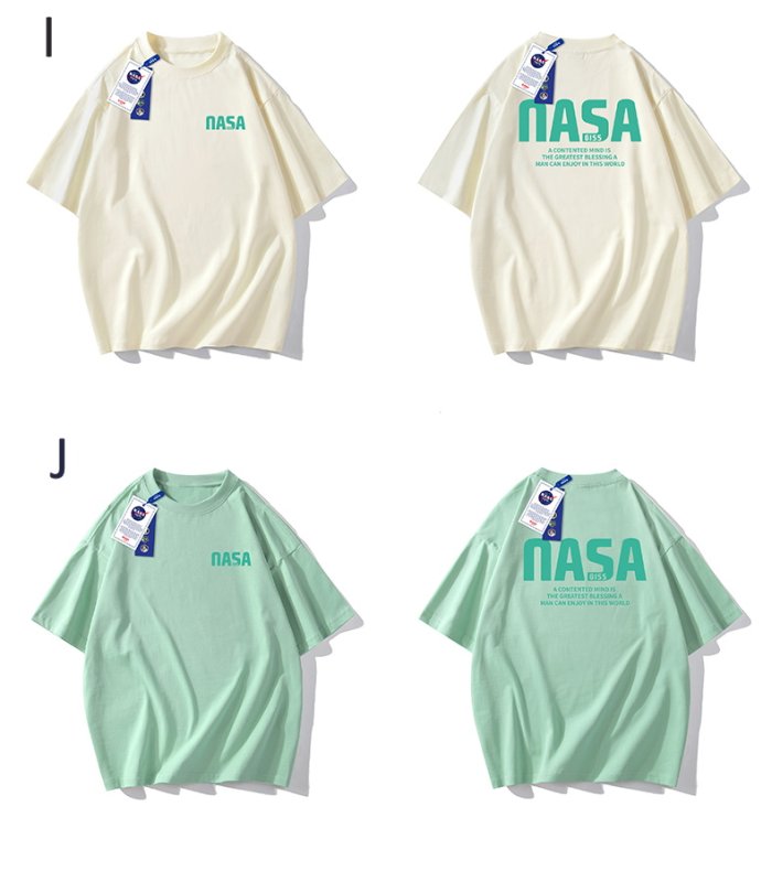画像6: NASA logo print Print Tshirts 　ユニセックス男女兼用 NASAナサロゴプリント 半袖 Tシャツ (6)