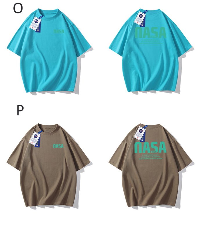 画像9: NASA logo print Print Tshirts 　ユニセックス男女兼用 NASAナサロゴプリント 半袖 Tシャツ (9)