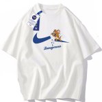画像1: dangerous broken swoosh tom and jerry tom and jerry Print Tshirts 　ユニセックス男女兼用 デンジャラスブロークンスウォッシュ トム＆ジェリートムとジェリー 半袖 Tシャツ (1)