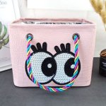 画像13: waterproof portable basket tote bag Eco shoppingbag    アイボール折りたたみバスケットエコ ショッピング バスト (13)