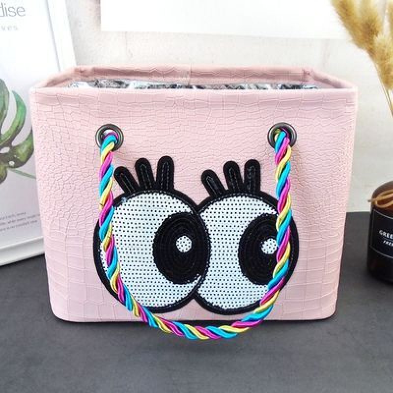 画像13: waterproof portable basket tote bag Eco shoppingbag    アイボール折りたたみバスケットエコ ショッピング バスト (13)