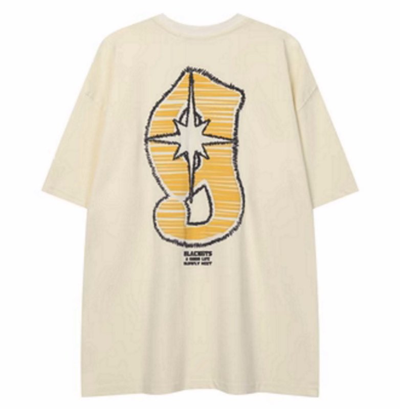画像3: Number & Transformed Star Tshirts 　ユニセックス男女兼用 ナンバー＆変形スター星 半袖 Tシャツ (3)