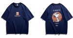 画像1: Snoopy x Golf Print Tshirts 　ユニセックス男女兼用  スヌーピー×ゴルフ半袖 Tシャツ (1)