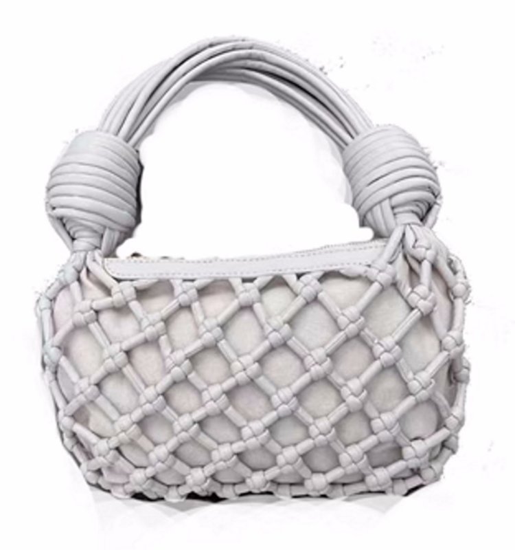 画像12: weaving hollow portable Messenger mesh bagTote Bag  Shoulder  bag レザーメッシュキャットウォーク織りトートショルダーバッグバッグ (12)