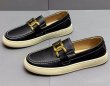 画像5: Men's leather British style loafers slip-on  メンズソフトレザーブリティッシュ ローファースリッポン シューズ (5)