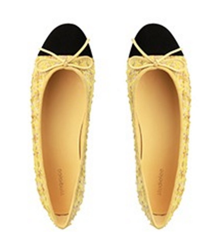 画像3: women's Small Fragrant Tweed Ballet Shallow Mouth Flat Shoes Pumps　ツイードバイカラーフラットパンプスバレーシューズ (3)