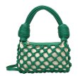 画像4: weaving hollow portable Messenger mesh bagTote Bag  Shoulder  bag　レザーメッシュキャットウォーク織りトートショルダーバッグバッグ (4)