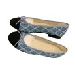 画像9: women's Small Fragrant Tweed Ballet Shallow Mouth Flat Shoes Pumps　ツイードバイカラーフラットパンプスバレーシューズ (9)