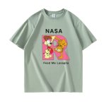 画像6: Garfield x Nasa Print Tshirts 　ユニセックス男女兼用 ガーフィールド×ナサNASA半袖 Tシャツ (6)