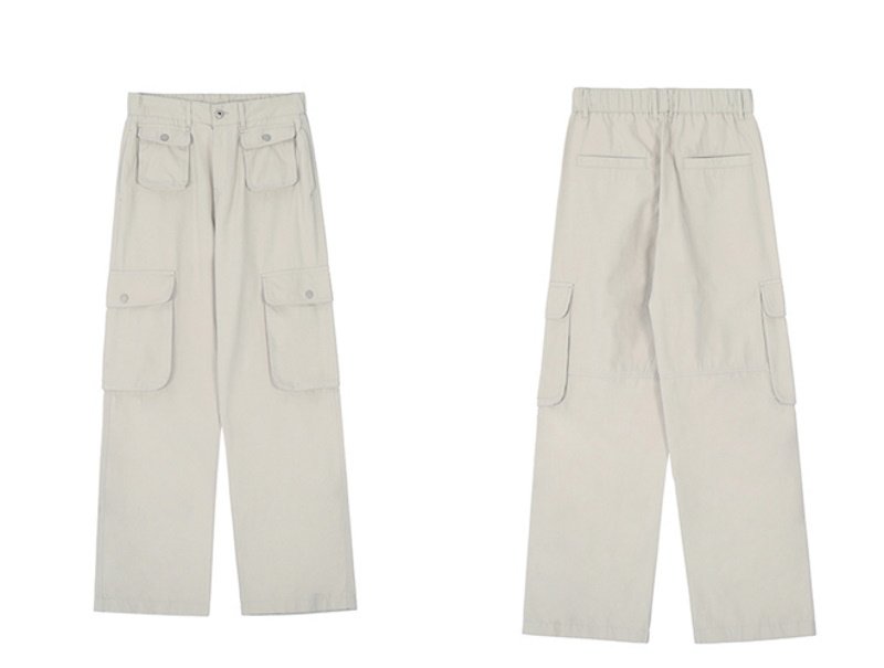 画像5: unisex multi-pocket cargo pants  メンズユニセックス男女兼用マルチポケットカーゴパンツ (5)