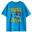 画像3: basketball bugs bunny Print Tshirts 　ユニセックス男女兼用 バスケットボールバッグスバニー半袖 Tシャツ (3)