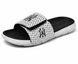 画像1: NY New York Yankees leather sandals slippers flip flops    男女兼用ユニセックスNYニューヨークヤンキースレザーフリップフロップサンダルシャワーサンダル ビーチサンダル (1)