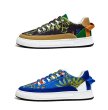 画像4:  Unisex plant paint slip-on sneakers   ユニセックス メンズ男女兼用ボタニカル植物ペイントスリッポンスニーカーシューズ  (4)