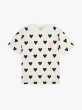 画像2: Unisex Heart x MLB Print Tshirts 　ユニセックス男女兼用ハート＆ロゴMLB NY半袖 Tシャツ (2)