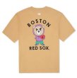 画像3: Unisex Fighting Bear x MLB Print Tshirts 　ユニセックス男女兼用MLB ファイティングベアプリント半袖 TシャツNYニューヨークヤンキース (3)