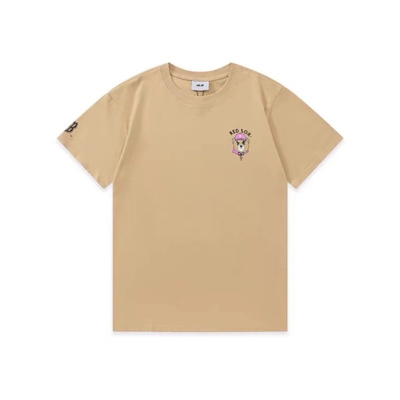 画像4: Unisex Fighting Bear x MLB Print Tshirts 　ユニセックス男女兼用MLB ファイティングベアプリント半袖 TシャツNYニューヨークヤンキース (4)