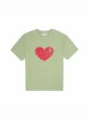 画像3: Unisex MLB x Big Heart Print Tshirts 　ユニセックス男女兼用MLB ビックハートプリント半袖 TシャツNYニューヨークヤンキース (3)