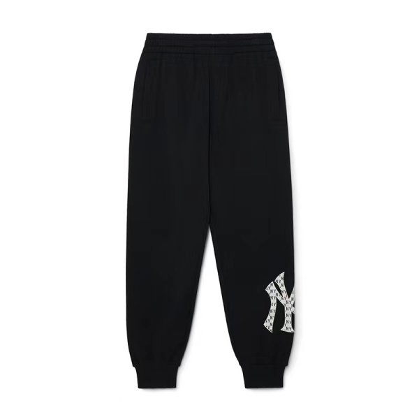 画像1: unisex MLB x monogram logo sweatpants  ユニセックス男女兼用MLB×モノグラムロゴ スウェットパンツ (1)