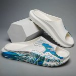 画像3: Ukiyo-e paint sandals and slippers flip flops    男女兼用ユニセックス浮世絵ペイントフリップフロップサンダルシャワーサンダル ビーチサンダル (3)