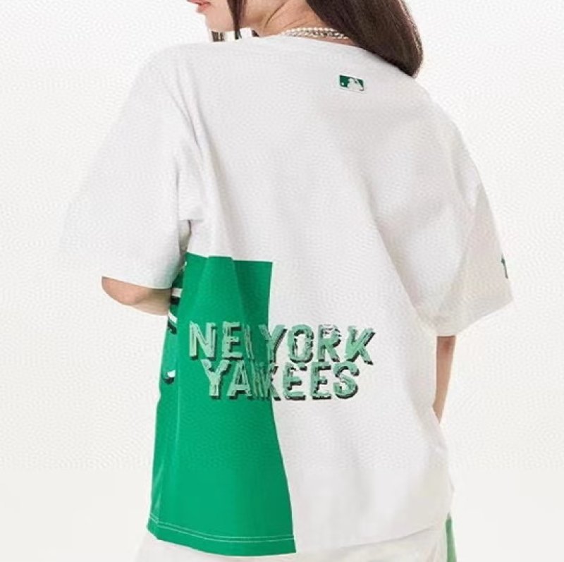 画像9: Unisex MLB graffiti NY printed big logo Print Tshirts 　ユニセックス男女兼用MLB ×ビッグNYニューヨークヤンキースロゴロゴ半袖 Tシャツ (9)