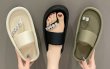 画像12: With asymmetrical rhinestones thick thong sandals slippers 　左右非対称ラインストーン付き 厚底トングサンダルレザーサンダル スリッパ (12)