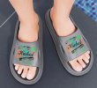 画像5: logo & graphics paint sandals and slippers flip flops    男女兼用ユニセックスロゴ＆グラフィックペイントフリップフロップサンダルシャワーサンダル ビーチサンダル (5)