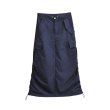 画像3: side drawstring pleated workwear skirt 　サイド絞り巾着立体バッグスカート (3)
