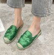 画像4: Women braided meshespadrilles sandals slippers 　メッシュ編み込みエスパドリーユフラットサンダル 　スリッパ (4)