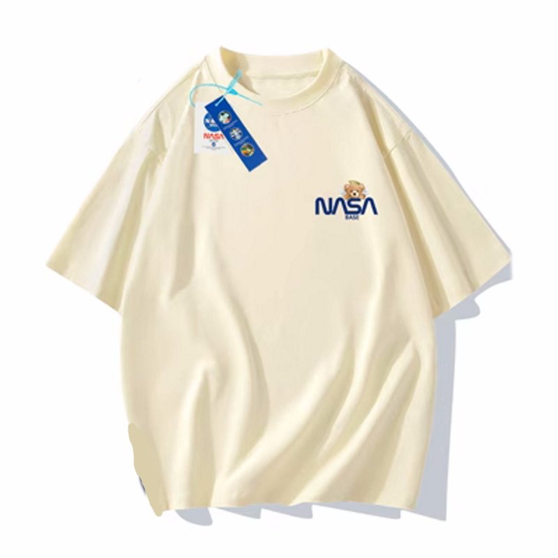 画像3: Unisex NASA×Angel Bear Print Tshirts  ユニセックス男女兼用NASAナサ×天使ベア半袖 Tシャツ ファミリー (3)