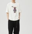 画像7: Unisex bearbrick embroidery Tshirts 　ユニセックス男女兼用ベアブリック刺繍半袖 Tシャツ (7)