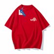 画像4: Unisex NASA×Angel Bear Print Tshirts 　ユニセックス男女兼用NASAナサ×天使ベア半袖 Tシャツ　ファミリー (4)