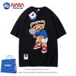 画像3: Nasa Tennis  Bear  Print T-shirt　ユニセックス 男女兼用 ナサ テニス ベア熊プリントTシャツ (3)