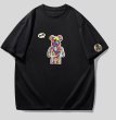 画像2: Unisex bearbrick embroidery Tshirts 　ユニセックス男女兼用ベアブリック刺繍半袖 Tシャツ (2)