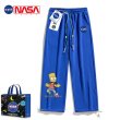 画像5: NASA x Simpson Simpsons Family x Donuts print sweat Pants ユニセックス 男女兼用 NASA ナサ × シンプソンファミリー ×ドーナッツプリント スウェットパンツ ジョガーパンツ (5)