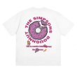 画像3: donuts x homer simpson Print T-shirt　ユニセックス 男女兼用ドーナッツ×ホーマーシンプソンプリントTシャツ (3)
