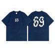 画像1: slash 69 number Print T-shirt　ユニセックス 男女兼用スラッシュ69ナンバープリントTシャツ (1)