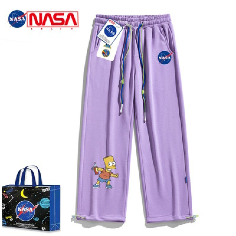 画像9: NASA x Simpson Simpsons Family x Donuts print sweat Pants ユニセックス 男女兼用 NASA ナサ × シンプソンファミリー ×ドーナッツプリント スウェットパンツ ジョガーパンツ (9)