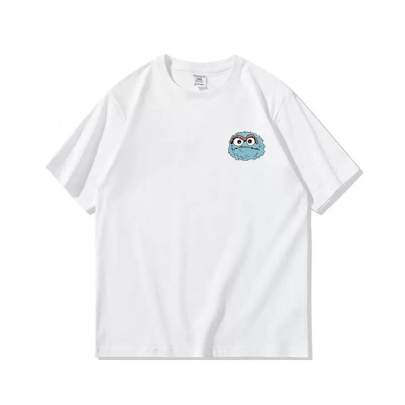 画像2: Cookie Monster One Point Print T-shirt　ユニセックス 男女兼用 クッキーモンスターワンポイントプリントTシャツ (2)