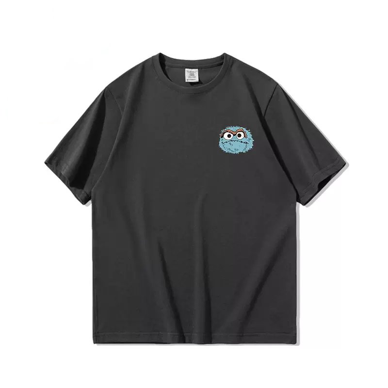 画像5: Cookie Monster One Point Print T-shirt　ユニセックス 男女兼用 クッキーモンスターワンポイントプリントTシャツ (5)