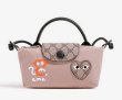画像3: mini dumpling bag portable shoulder messenger small bag Tote  Shoulder  bag　ミニサイズHeart & Monkeyトートショルダーバッグ (3)