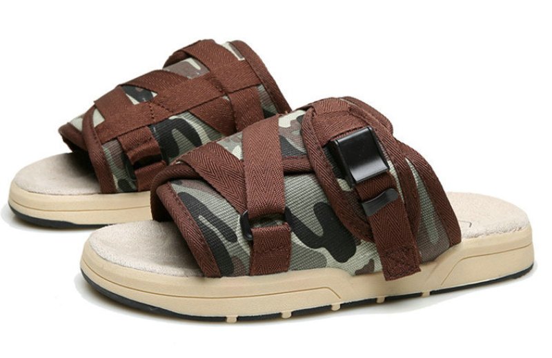 画像9: breathable sandals and slippers flip flops    男女兼用ユニセックスベルト付フリップフロップサンダルシャワーサンダル ビーチサンダル (9)