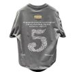 画像4: number 5 pattern Print T-shirt　ユニセックス 男女兼用 ナンバー5プリントTシャツ (4)