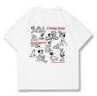 画像10: 100% 101 dogs print T-shirt　ユニセックス 男女兼用100％＆101匹わんちゃん プリントTシャツ (10)